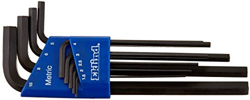 EKLIND 10609 Hex-L Key Allen Wrench - 9pc Set Metric MM Sizes 1.5-10 Long Series
