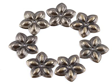 Yosoo Legno Decorativo Tack Stud 100pz Chiodi per Tappezzeria Bronzo Antico Tappezzeria Nail per La Casa Decoro di Mobili (Size : Type9-green Bronze)