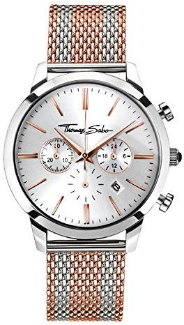 Thomas Sabo Men's Watch Rebel Spirit Chrono rose gold silver Analogue Quartz