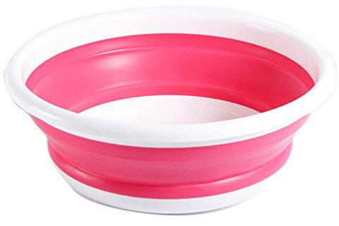 Gaorui Portable 13'' Silicone Collapsible Camp Bowl Wash Basin Water Storage,for Camping Fishing Outdoor Travel
