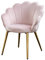 KAWOLA Esszimmer Stuhl Carla Esszimmermöbel Stühle, Moderne Stühle Esszimmer, Schreibtisch Stuhl, Velvet Gepolstert Fuß Gold (Pink)