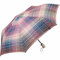 Esprit Taschenschirm Easymatic Light Auf-Zu Automatik Cosy Checks - Dusky Orchid