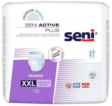 Seni Active Plus - Gr. 2X-Large - Inkontinenzwindelhosen und Inkontinenzunterhosen - Übergröße