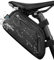 INBIKE Fahrradtasche Rücksitztasche Satteltasche Gepäcktasche Gepäckträger Tasche mit Rücklichthalter 5 Gurtbändern Seitentasche Mountain Road MTB Fahrrad Radfahren Schwarz