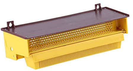 CAXUSD Ausrüstung Bienen Zubehör Imker Werkzeug Bienenfütterer Plastik Imkereigerät Futtertrog