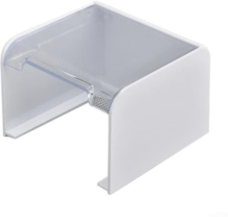 Zoegneer Cubierta de lluvia para enchufes al aire libre con diseño de 90 grados, cubierta de lluvia transparente impermeable para caja protectora contra salpicaduras para enchufes exteriores