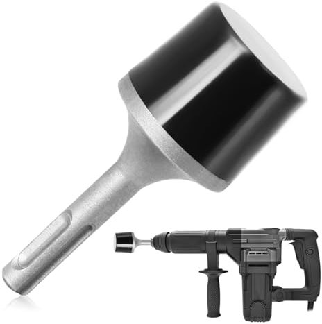 Marteau en caoutchouc SDS Plus, marteau électrique en caoutchouc, marteau de pavé, outil en caoutchouc, idéal pour les tuyaux, les carreaux, les fers plats, les travaux de menuiserie