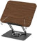 Zoelele Leggio per Libri in Legno, Supporto Libri per Lettura con Base Girevole a 360°, Altezza Regolabile Bookstand, Pieghevole, per Libri, Cuochi, Tablet, Spartito (01)