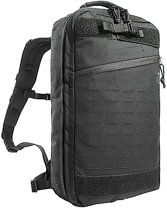 Tasmanian Tiger TT Medic Assault Pack MKII L Taktischer Erste Hilfe Einsatz Rucksack Leer für Notfall Reisen Camping Wandern Radfahren Outdoor (Schwarz)