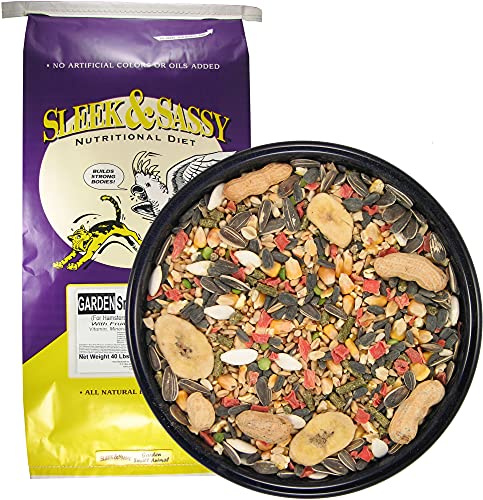SLEEK & SASSY Garden Small Animal Food for Hamsters, Gerbils, Mice & Rats (40 lbs.)