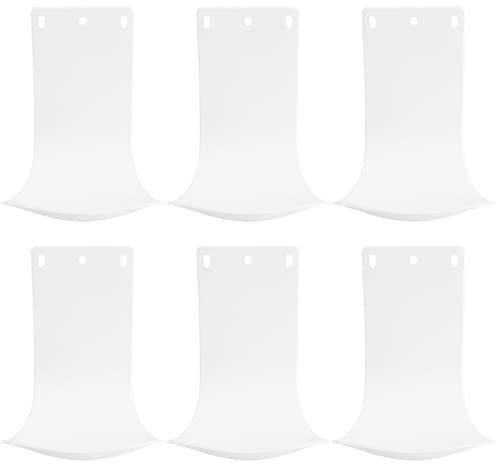 Cabilock 6pcs Spray Drip Tray Droplet Tray, Wall Mount Soap Liquid Dispenser Drip Catcher Trays, Automatic Hand Gel Dispenser Tray for Home Bathroom
