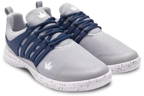 Brunswick Avalanche Mens Bowling Shoes (Grey/Navy, US Footwear Size System, Adult, Men, Numeric, Medium, 9.5)