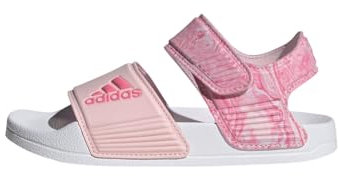 adidas Unisex Kinder Adilette Sandals, Clear Pink/Pink Fusion/Cloud White, 34 EU