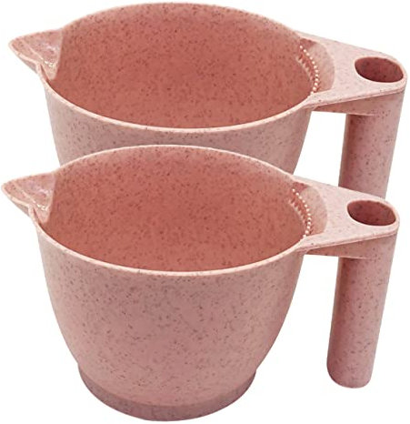 Healeved Ciotola Tinta Capelli 2 Pezzi Ciotole Per Miscelazione Colore in Pp Per Salone E Uso Fai-Da-Te Design Ergonomico Per Tintura Professionale E Cura Dei Capelli