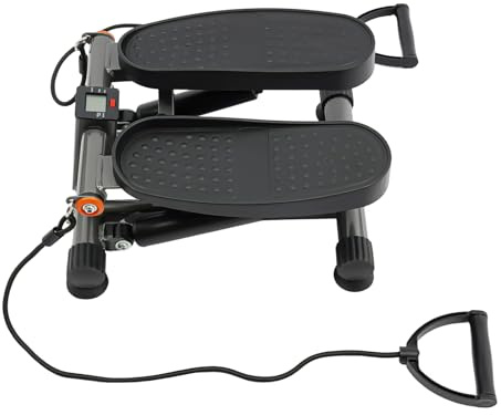 Mini stepper hydraulique avec écran LCD et bandes d'entraînement Twist Stepper