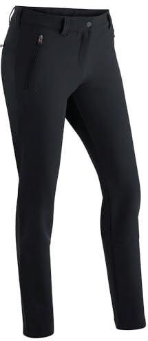 Maier Sports Helga Slim, Warme Damen Wanderhose, Wasserabweisende Outdoorhose für Trekking & Hiking, Enganliegender Schnitt, PFC-frei, mSTRETCH pro 2 & Dryprotec-Technologie