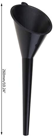 ER-NMBGH KFZ-Trichter, multifunktional, Kunststoff, langer Hals, großer Trichter aus hellem Kunststoff für Auto, Öl, Gas und Flüssigkeiten