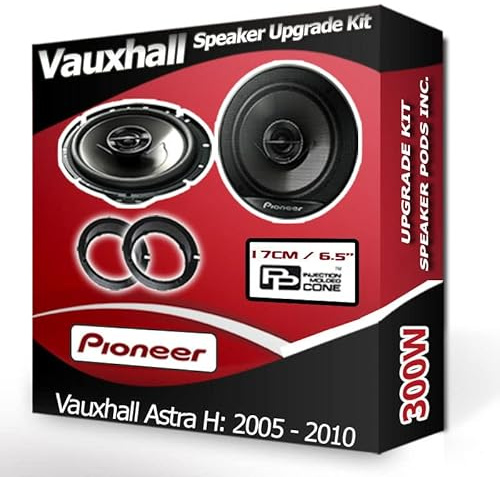 Astra H Speaker upgrade Front Door Pioneer car speakers 6.5 17cm 300W