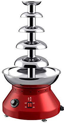 Commercial Chocolate Fountain Machine 3L Stainless Steel – Adjustable Temperature 30℃~110℃ – Ideal for Party, Wedding & Restaurant – 5-Tier Chocolate Fondue Fountain