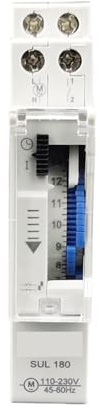 1 stück 110-230 v täglich programmierbare mechanische zeitschaltuhr SUL180 relais 220 V 3 jahre garantie mit 96 mal