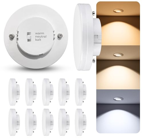 SSC-LUXon LumiFLEX GX53 Lampe LED 6W dimmbar 3 Lichtfarben Spot 230V