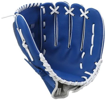 Baseballhandske för barn och barn – handske i PU-läder | förtjockad T-bal?Handske med vadderad handflata, hållbar träningshandskar för nybörjare och fysisk utbildning