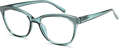 NEW VISION Gafas de lectura para mujer, gafas de luz azul, gafas de lectura, UV400, gafas anti luz azul para hombre y mujer, NV1157, Tiffany, +2.00 Diottrie