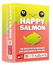 Asmodee - Happy Salmon, Gioco da Tavolo, dai Creatori di Exploding Kittens, 6+ Anni, 3-8 Giocatori, Edizione in Italiano
