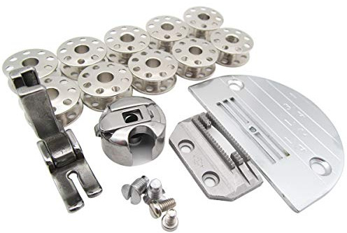 ckpsms KUNPENG - # KP-SN18 1SET Machine À Coudre Industriel 18 pièce Set pour Aiguille Simple JUKI Brother Singer CONSEW