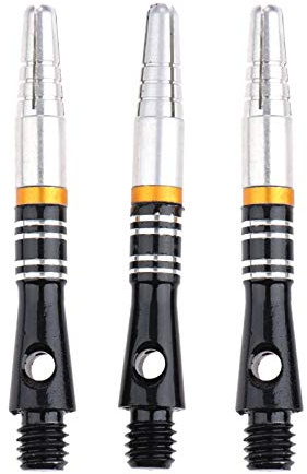 Yetaha Lot de 3 tiges de fléchettes en alliage d'aluminium - Tige de 40 mm - Tiges de fléchettes professionnelles - Accessoires en métal