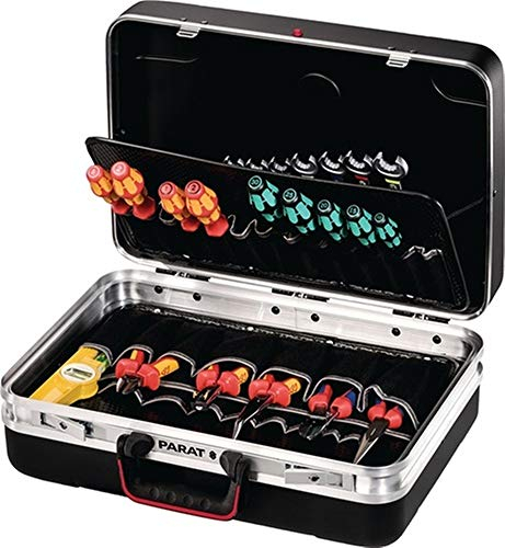 Parat Werkzeugkoffer SILVER Plus (Größe L/Werkzeugtasche ohne Inhalt, schwarz) 533000171