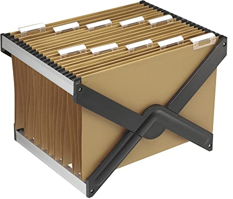 SUPPORTO PER CARTELLE SOSPESE LUXOR CON 10 CARTELLE 39cm AVANA BERTESI