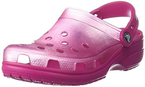 Crocs für Damen und Herren, Unisex, klassischer durchsichtiger Clog
