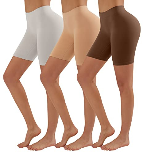 YADIFEN Cycliste Short Femme Taille Haute Slip Panty Anti Frottement Cuisse sous-vêtements Short sous Robe Short