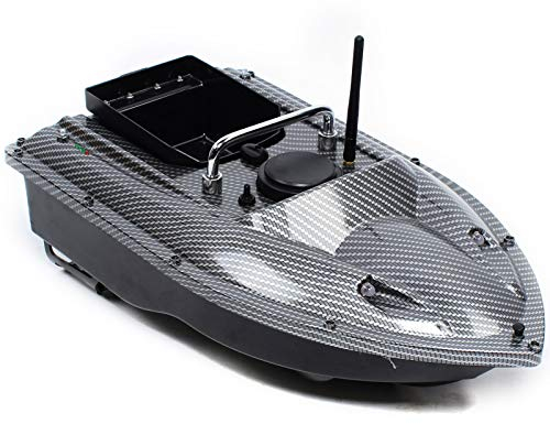 Futterboot, 500m RC Boot Fernbedienung Fischfinder Futterboot Baitboat Doppelmotoren Fischköderboot für Nachtangeln Karpfenangeln Angler