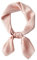 Bliceon Damen Seidentuch aus leichter Seide, Eleganter Seidenschal, Bandana, Halstuch und Kopftuch, Geschenk für Frauen, Vielseitiges Seidenschal (Hellrosa)