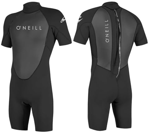ONeill Reactor II Combinaison de plongée Courte avec Fermeture éclair dans Le Dos Noir 2 mm