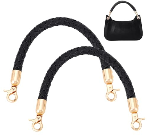 PH PandaHall 2pz Manici Intrecciati per Borse 30cm Manici Corti per Borsa