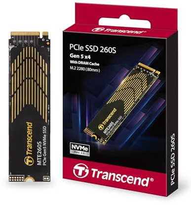 Transcend NVMe PCIe Gen5 x4 MTE260SM.2 SSD Solid State Drive TS2TMTE260S