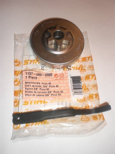 Pignon de chaîne STIHL 6 dents 3/8P pour Stihl MS 193 / T / TC 1137 640 2005