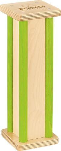 Nino Percussion Wood Rainmaker Instrument - Regenmacher Musikinstrument für Kinder ab 5 Jahren - Baltische Birke, Natur (NINO-WRM1)