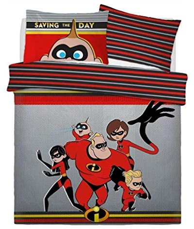 Incredibles The Reversible Double Duvet Cover Bedding Set