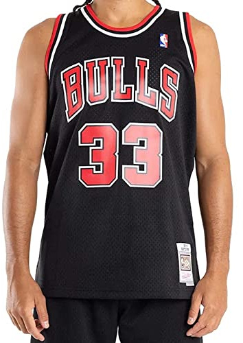 Mitchell&Ness 2.0 Chi. Bulls Shirt Black/Black XL