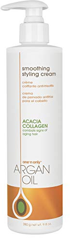 One 'n Only Argan Oil Smoothing Styling Cream, Helps Protect Hair Color, Eliminates Frizz, Hydrates, Adds Shine, Definition, and Texture for a Flexible Hold, 9.8 Ounces