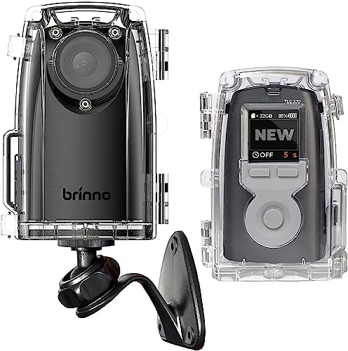 Brinno BCC300-M Timelapse Video Bundle - Cámara TLC300 1080P FHD y HDR, 118°FOV, Pantalla LCD IPS 1.44”, Carcasa IPX4, Soporte de Pared, Fácil de Usar en Obras de Construcción, Interiores y Exteriores