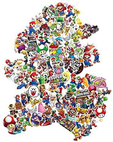 Chukua Ma-rio Sticker Kinder, 100 Stück, Anime, Cartoon, Kawaii, Vinyl, Wasserfest, Für Glatte Oberflächen, Personalisierte Aufkleber, Dekoration, Geschenk