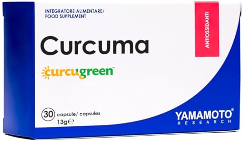 Yamamotò Curcuma 30 Capsule, Senza Lattosio, Senza Glutine