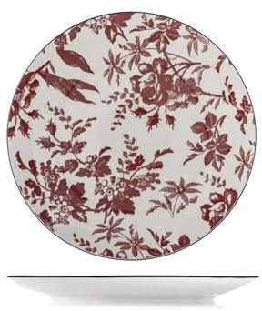 H&H Set 6 Piatti Piani Elizabeth Cm 27