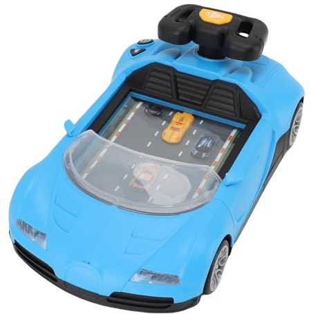 Naroote Giochi del Volante Musicale, Guida Simulata della Macchina da Corsa Effetti Sonori per Bambini (Blue)