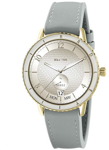 RADLEY Series 57 Eucalyptus Leather & Silicone Strap Smart Watch